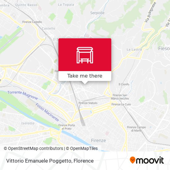 Vittorio Emanuele Poggetto map
