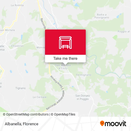 Albanella map