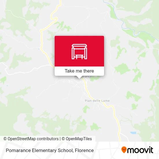 Pomarance Elementary School map