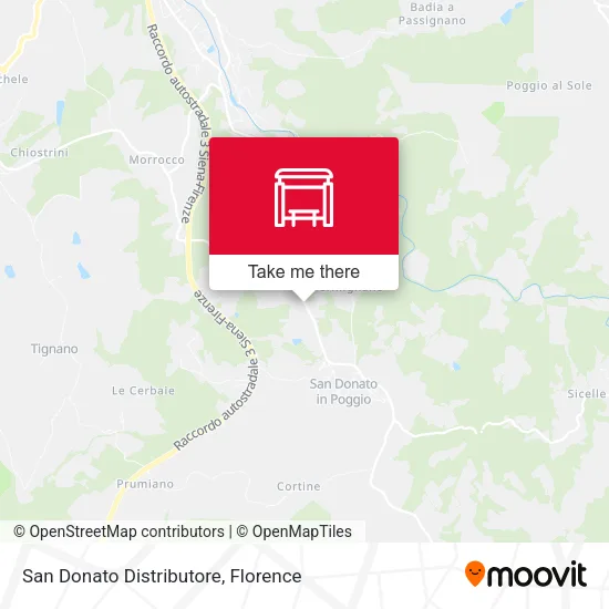 San Donato Distributore map