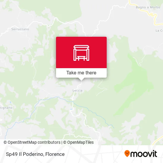 Sp49 Il Poderino map