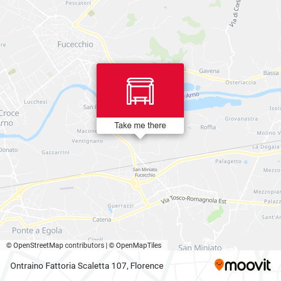 Ontraino Fattoria Scaletta 107 map