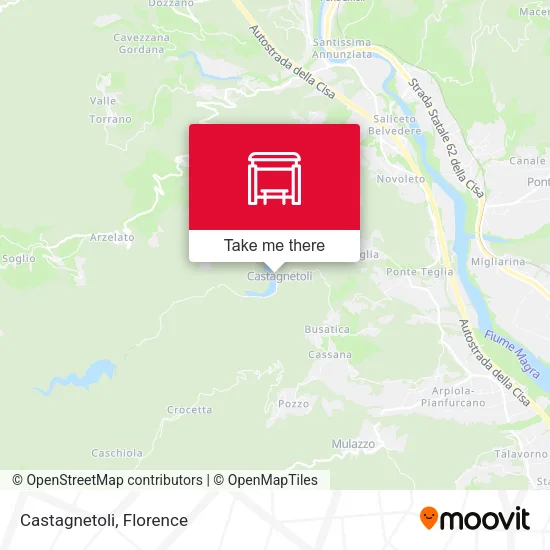Castagnetoli map