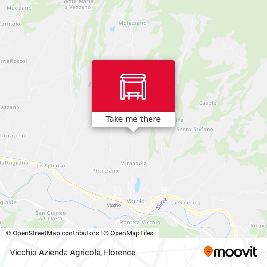 Vicchio Azienda Agricola map