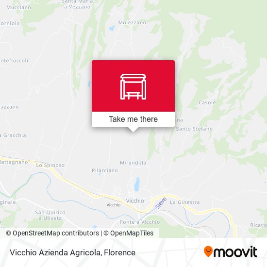 Vicchio Azienda Agricola map