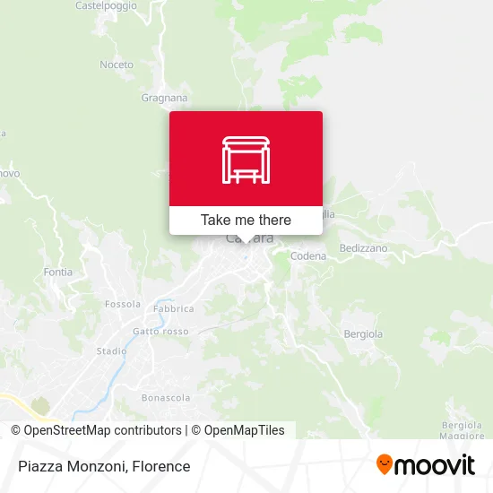 Piazza Monzoni map