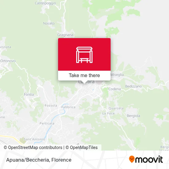 Apuana/Beccheria map