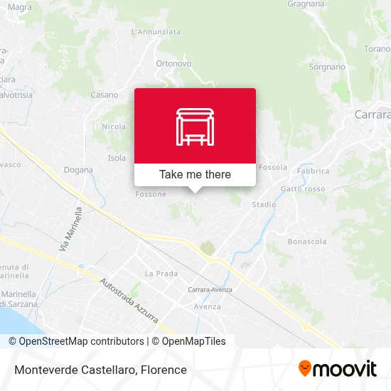 Monteverde Castellaro map