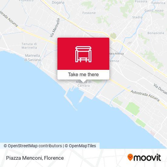 Piazza Menconi map