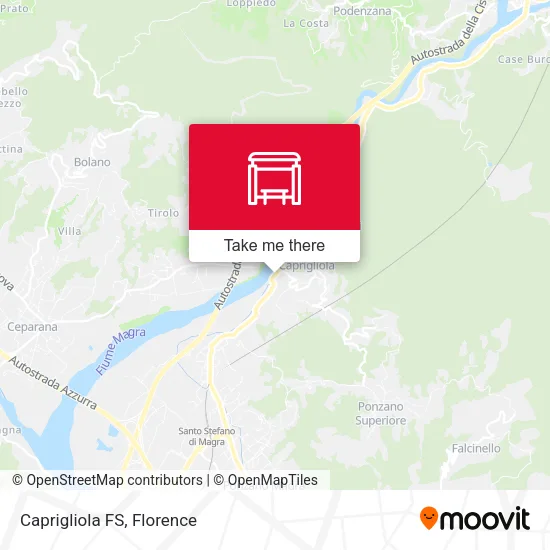 Caprigliola FS map