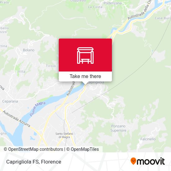 Caprigliola FS map