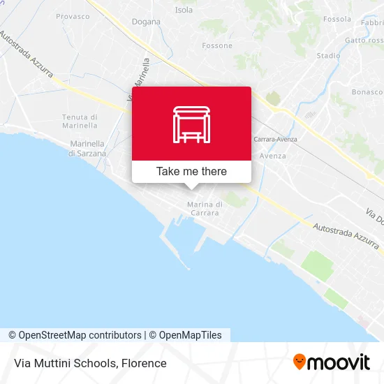 Via Muttini Schools map