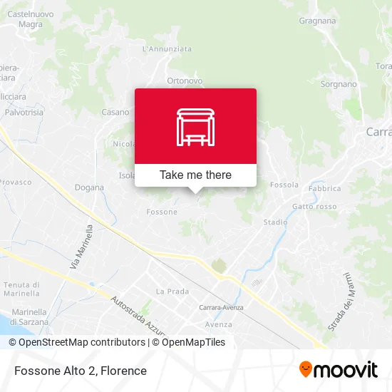 Fossone Alto 2 map