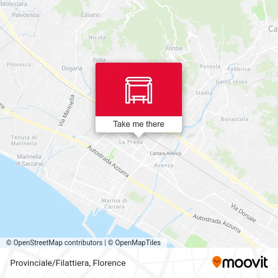 Provinciale/Filattiera map