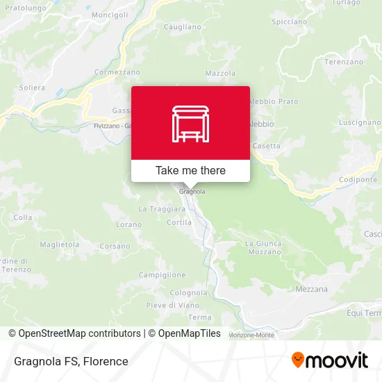 Gragnola FS map