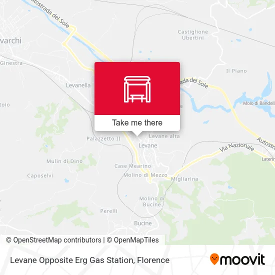 Levane Opposite Erg Gas Station map