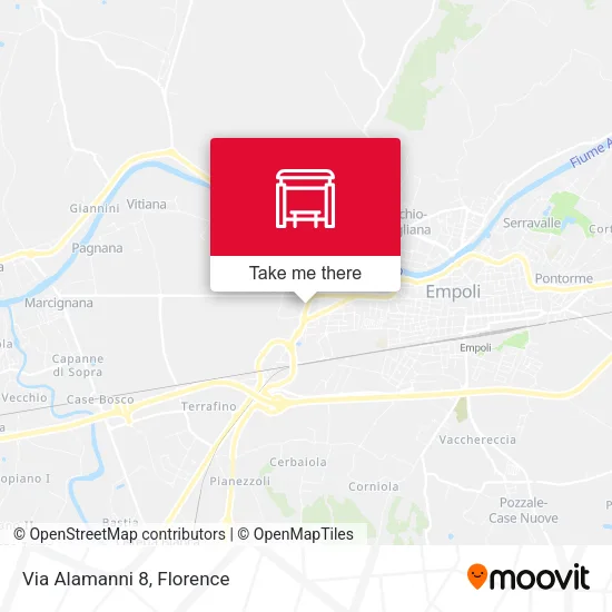 Via Alamanni 8 map