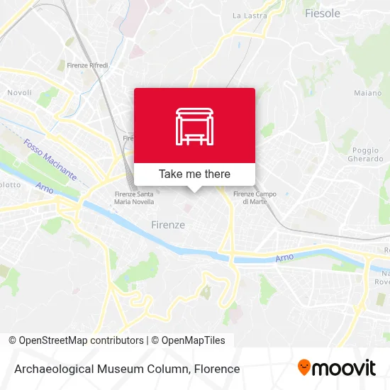 Archaeological Museum Column map