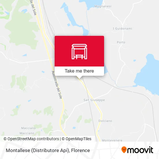 Montallese (Distributore Api) map