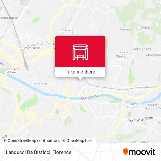 Landucci Da Bisticci map