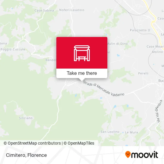 Cimitero map