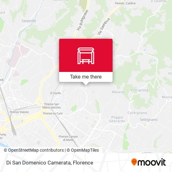 Di San Domenico Camerata map