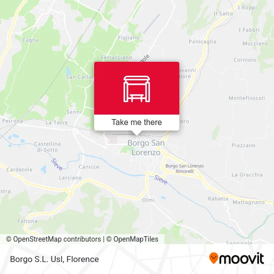 Borgo S.L. Usl map