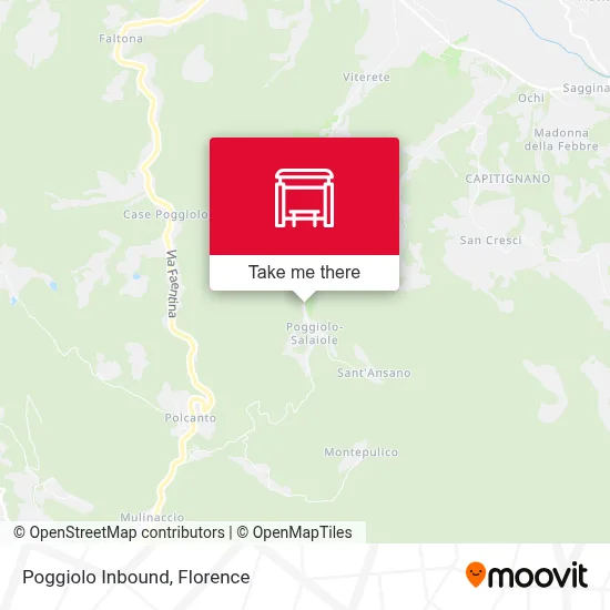 Poggiolo Inbound map