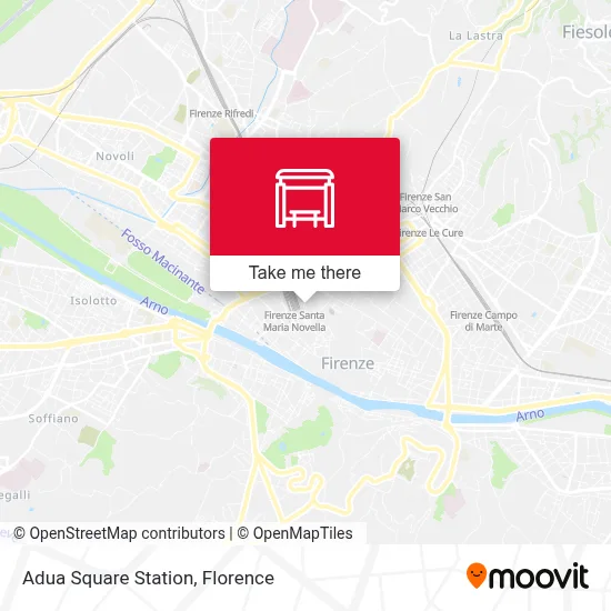 Adua Square Station map
