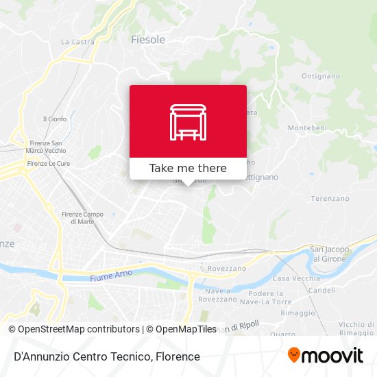 D'Annunzio Centro Tecnico map