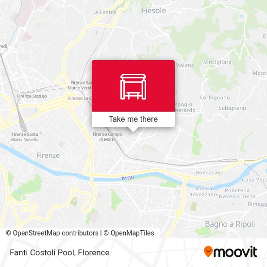 Fanti Costoli Pool map