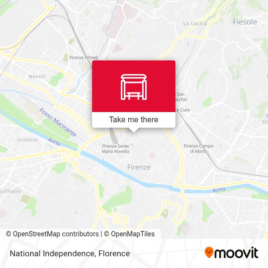 National Independence map