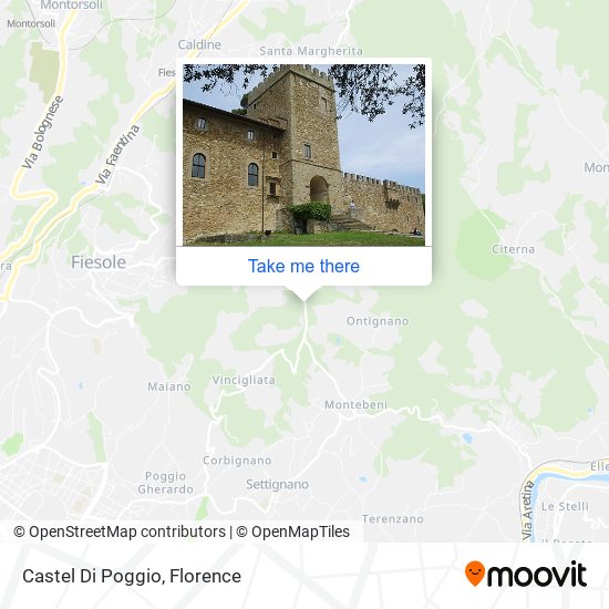 Castel Di Poggio map