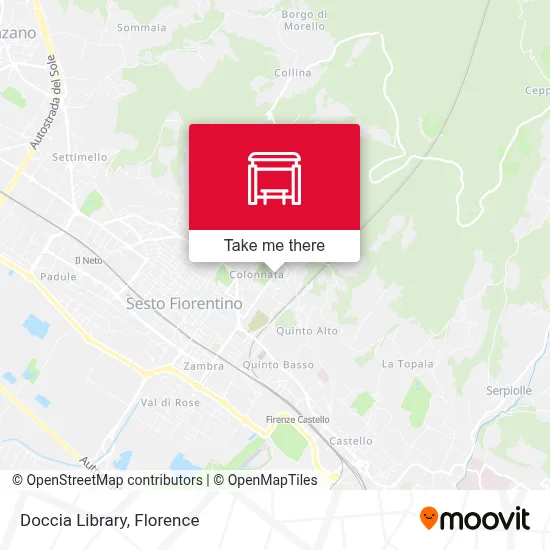 Doccia Library map