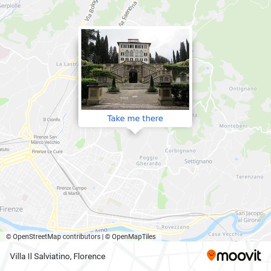 Villa Il Salviatino map
