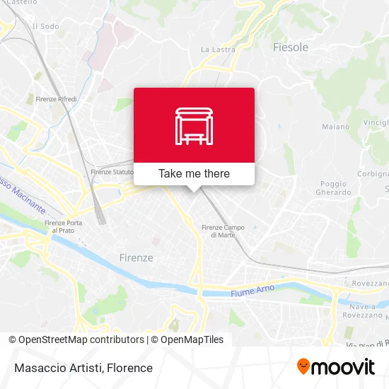 Masaccio Artisti map