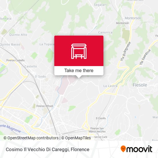 Cosimo Il Vecchio Di Careggi map