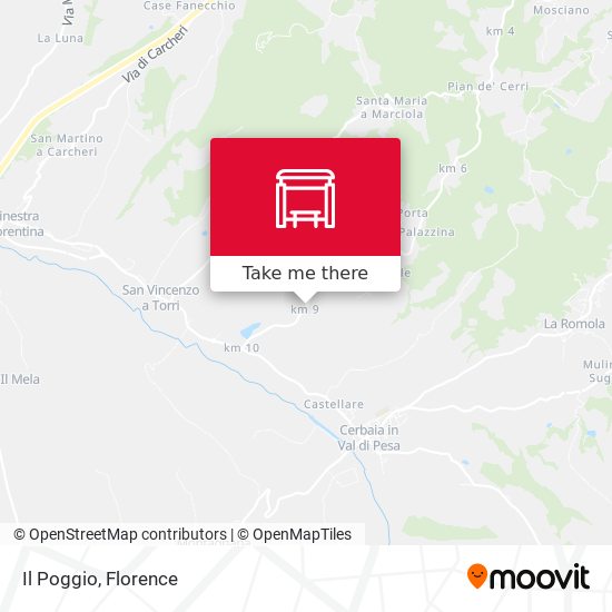 Il Poggio map