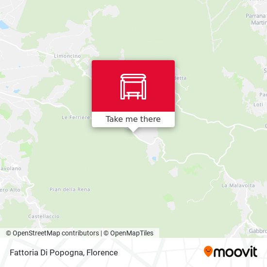 Fattoria Di Popogna map
