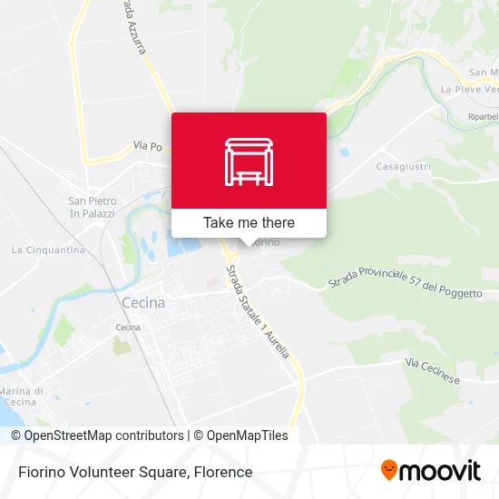 Fiorino Volunteer Square map
