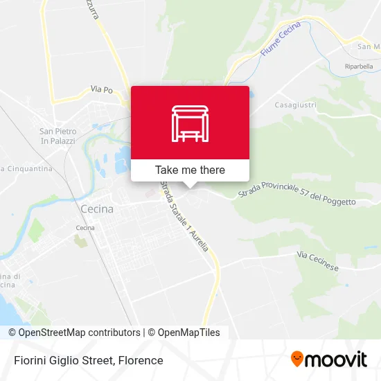 Fiorini Giglio Street map