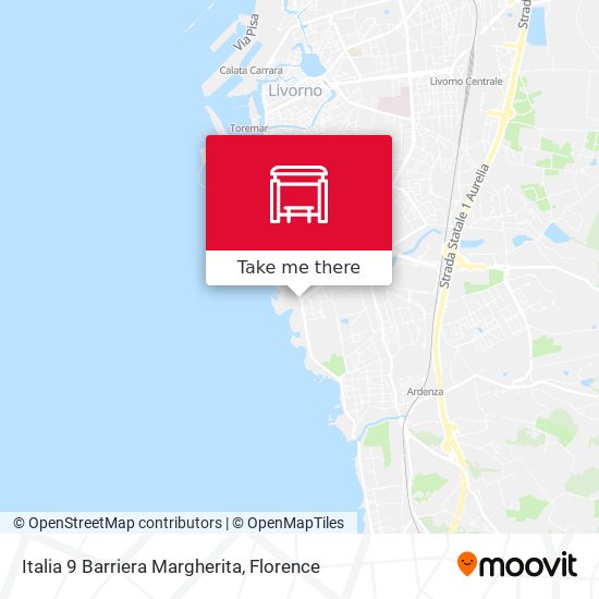 Italia 9 Barriera Margherita map