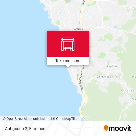 Antignano 2 map