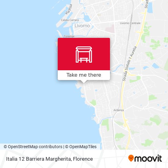 Italia 12 Barriera Margherita map
