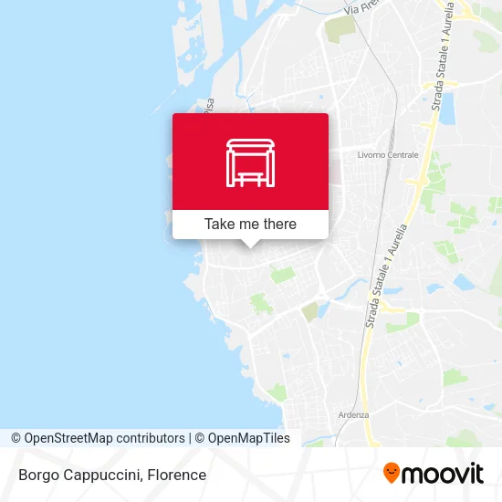 Borgo Cappuccini map