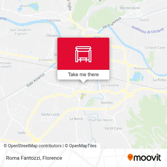 Roma Fantozzi map