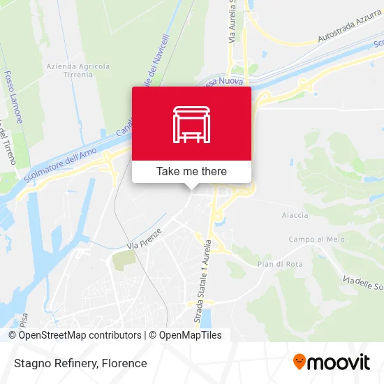 Stagno Refinery map