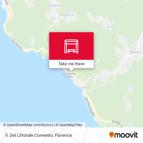 V. Del Littorale Convento map