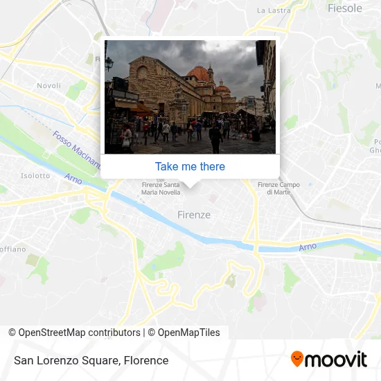 San Lorenzo Square map