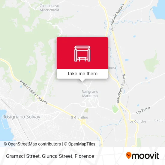 Gramsci Street, Giunca Street map